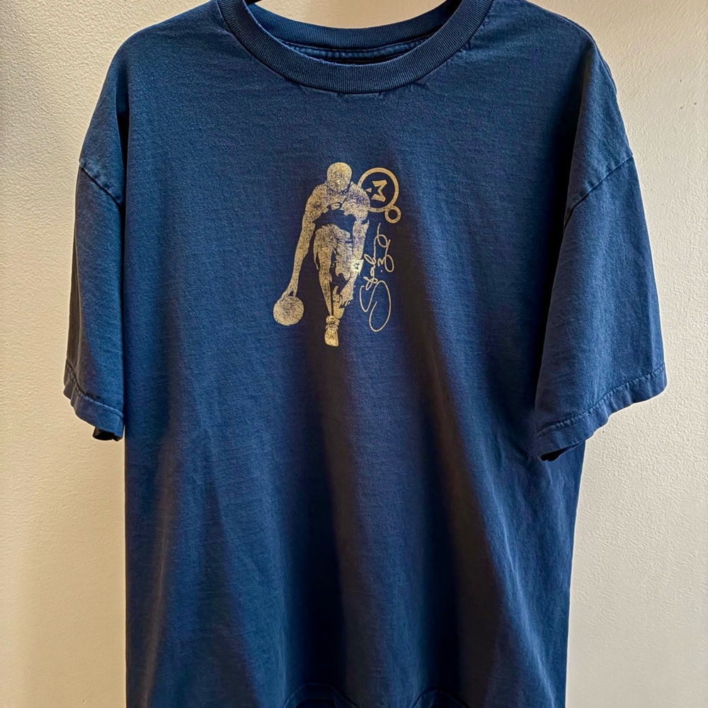 Stephon Marbury vintage Y2K Starbury Steve & Barry’s navy blue T-shirt XL